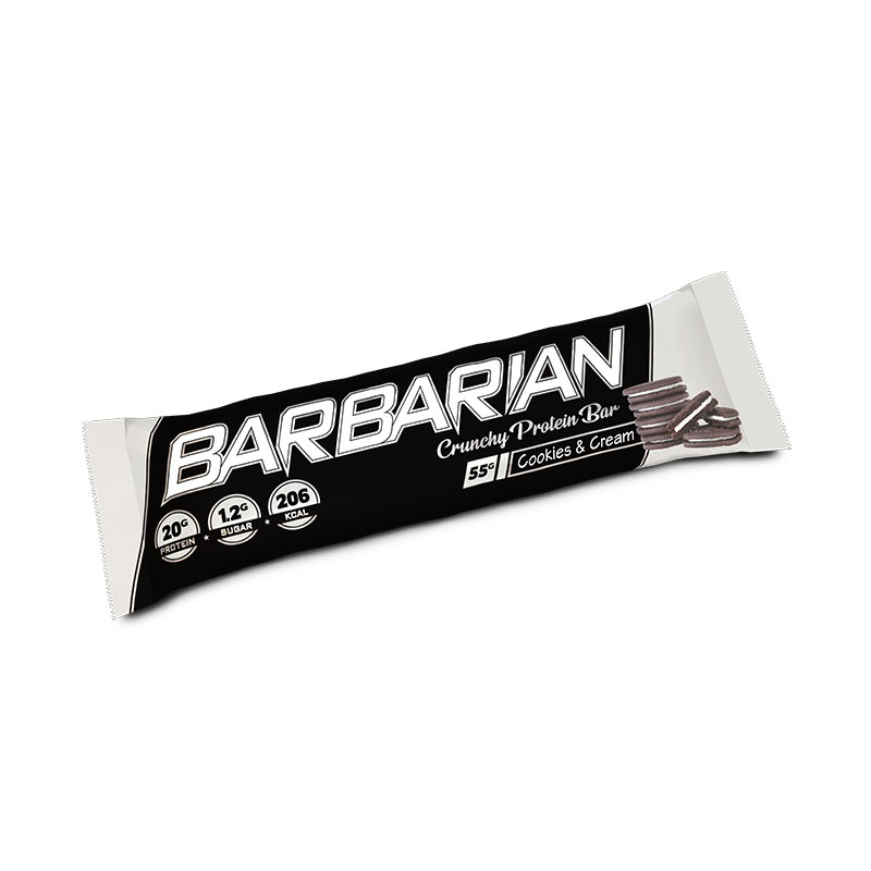 Batoane & Shake-uri - Stacker2 Barbarian 55g Cookies & Cream, advancednutrition.ro