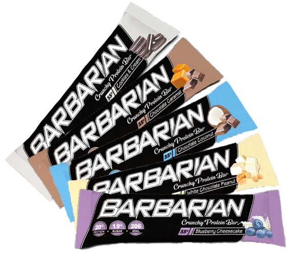Batoane & Shake-uri - Stacker2 Barbarian 5x 55g Blueberry Cheesecake, https:0769429911.websales.ro