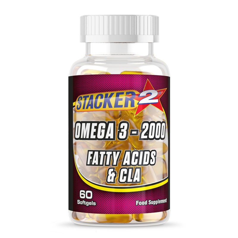 Omega & CLA - Stacker2 Omega 3 – 60 Softgel, https:0769429911.websales.ro