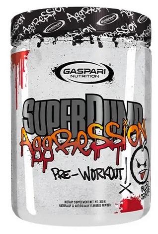 Energie & N.O. - Super Pump Aggression 360g Gaspari Nutrition Blood Orange, advancednutrition.ro