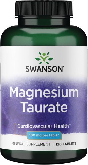 Zinc Magneziu & Multi Minerale - 
Swanson Magnesium Taurate 100mg - 120 tablets, advancednutrition.ro