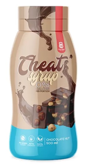 Gustari proteice & Sosuri - Syrup 0% - 500ml Chocolate Nut Cheat Meal