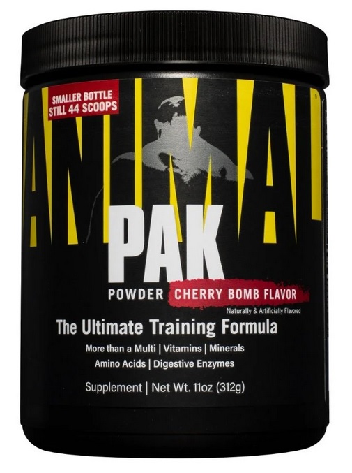 Vitamine cu Minerale - Universal ANIMAL PAK Powder 44 Serviri Cirese, advancednutrition.ro