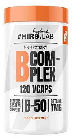 Vitamine - Vitamin B Complex 120vcaps Hiro.Labs, advancednutrition.ro