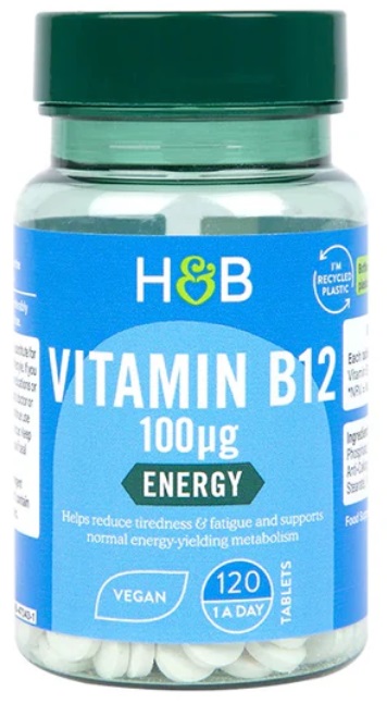 Vitamine - Vitamin B12 Holland & Barrett 120 Tablete, advancednutrition.ro