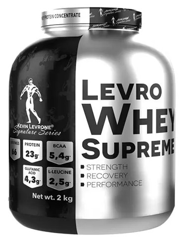 Concentrate Proteice - Whey Supreme 2000g Kevin Levrone Ciocolata