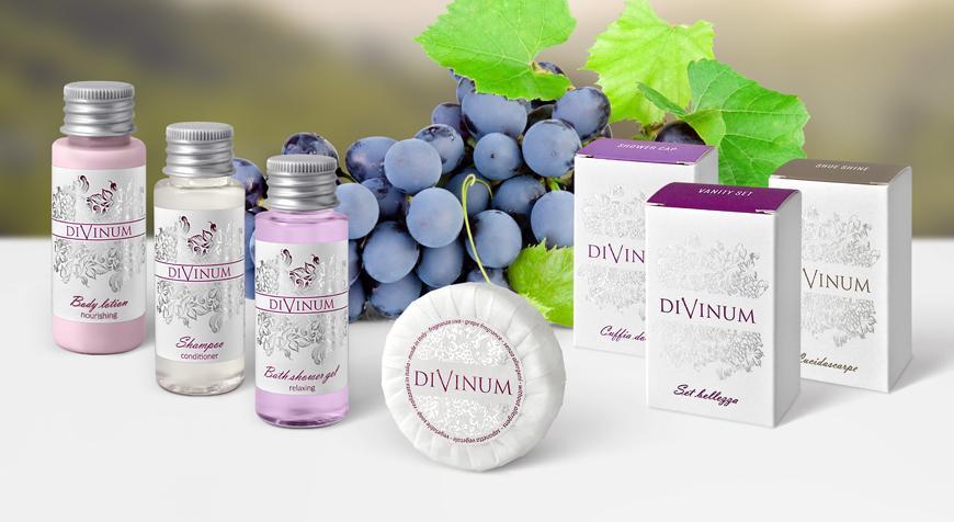 Cosmetice Hoteliere DIVINUM cu extracte de struguri