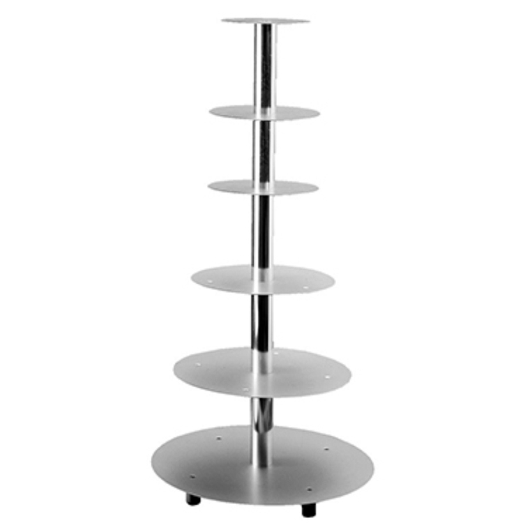 date Morse code Walter Cunningham Suporturi Tort Suport Tort 6 Etaje, Inox/Aluminiu, Ø 50 x H...