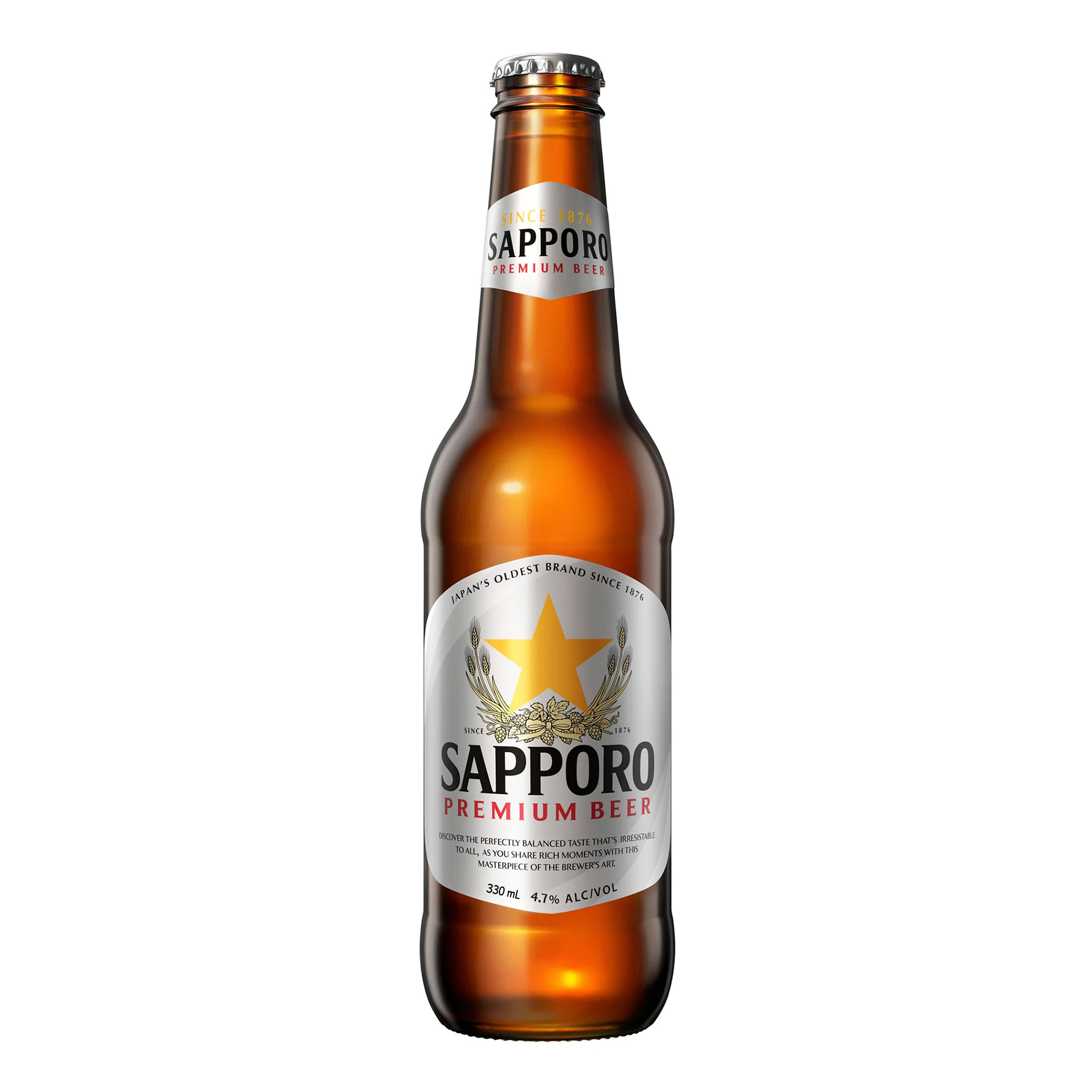 Bere Premium Lager Sapporo 330 ml