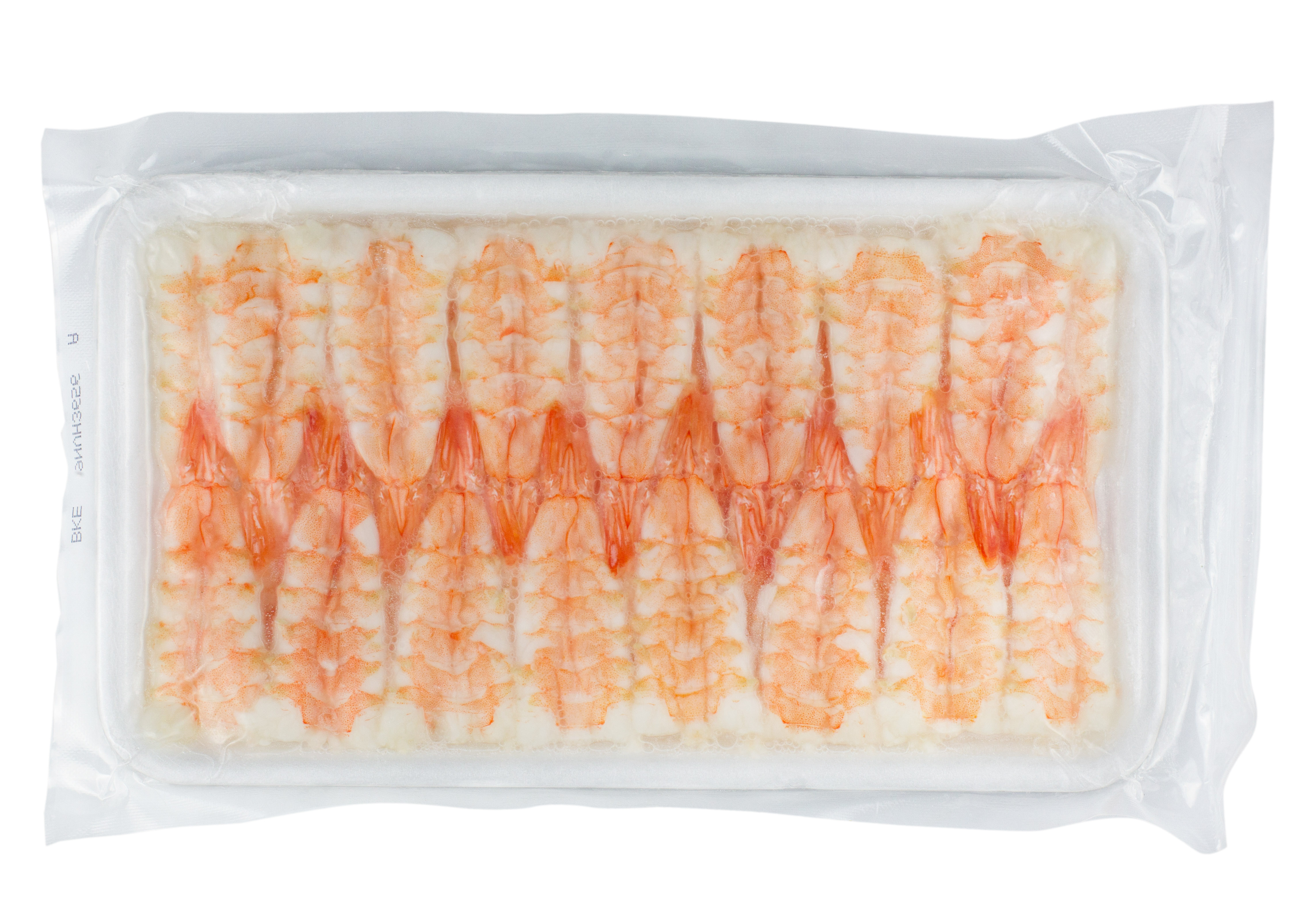 Creveti Sushi Ebi, marimea 4L (9.1-9.5 cm), topping pentru sushi, 20 de bucati / caserola de 200 gr
