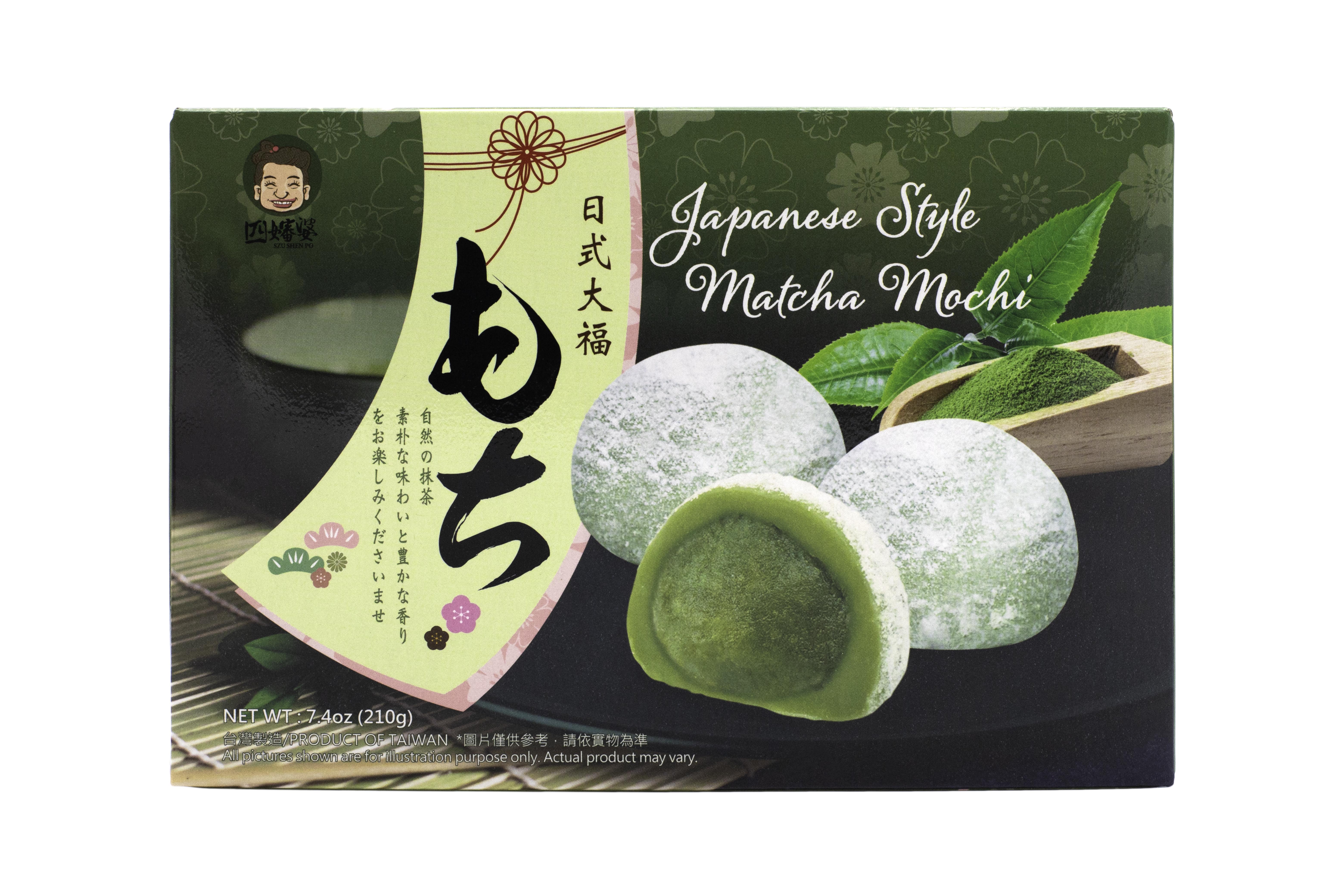 Mochi cu pudra de ceai verde Matcha 210 gr Szu Shen Po