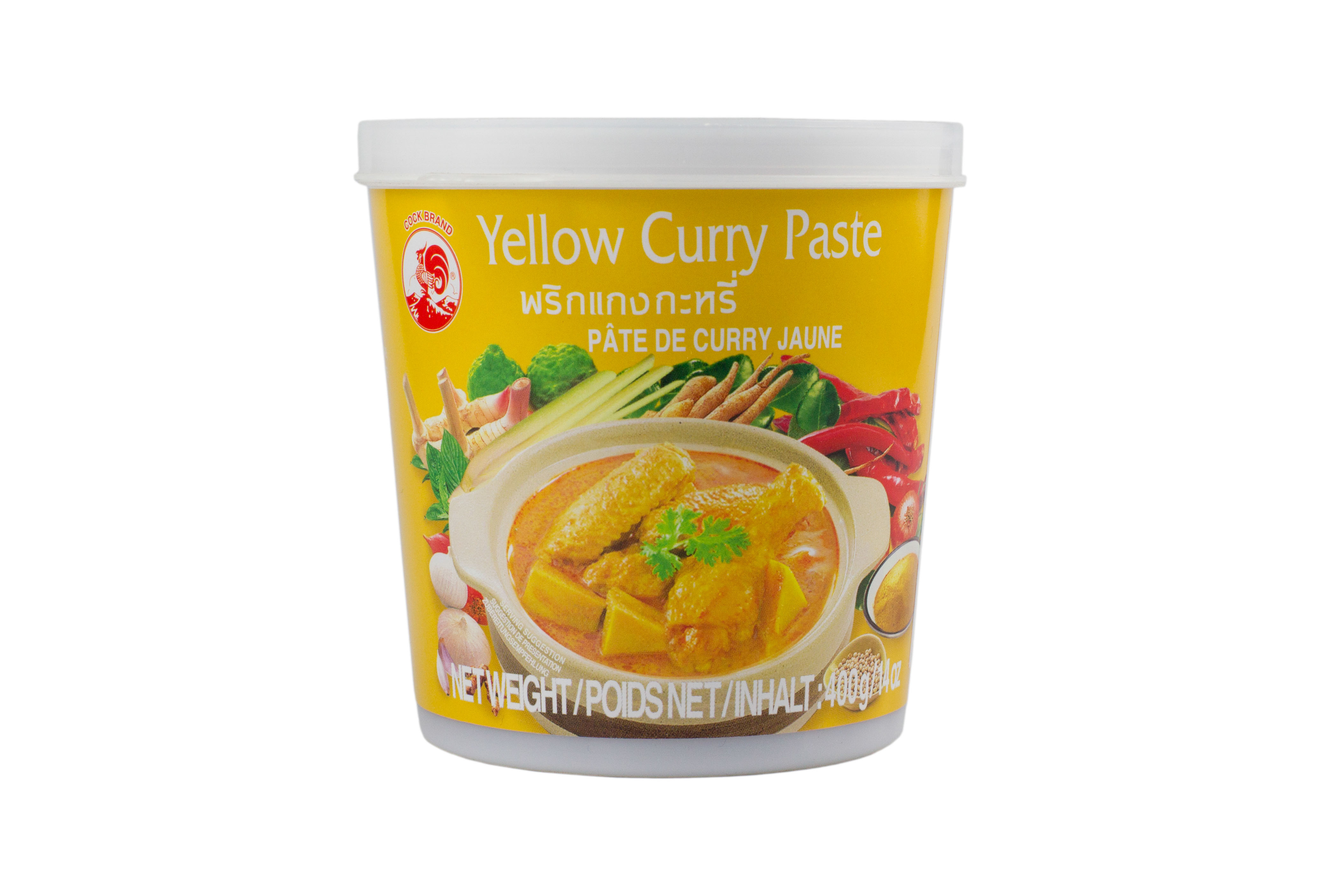 Sosuri Pasta curry galbena 400 gr ''Cock'' 93315 Cock Expert