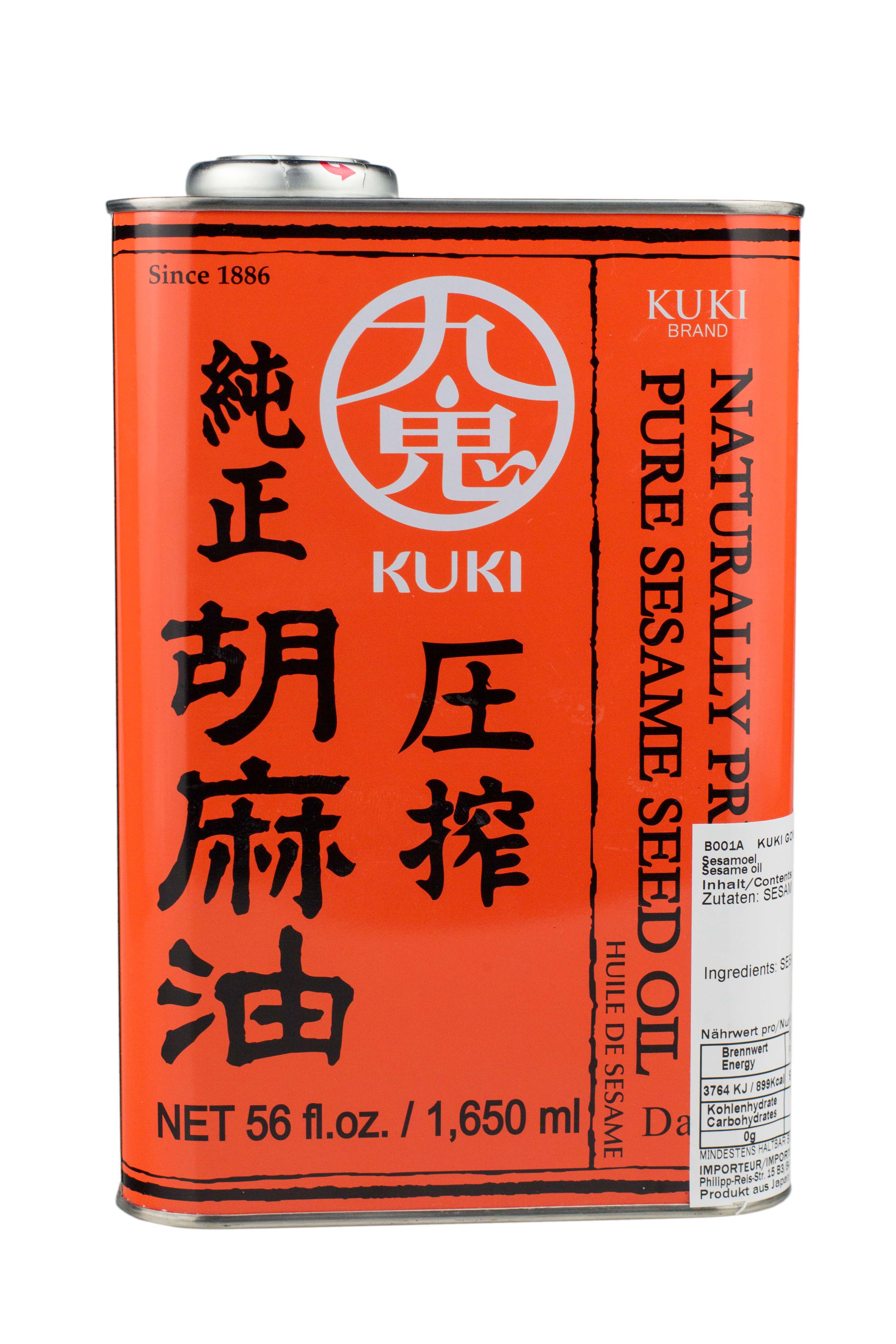 ULEI DE SUSAN PREMIUM, BRANDUL"KUKI", BIDON DE 1.65 L, JAPONIA