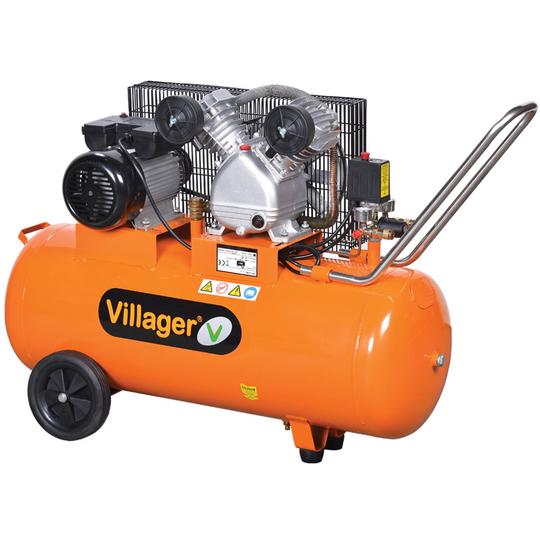 Compresor aer Villager VAT VE 100 L, 100l, 2200W, 316l/min, 8bar