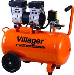 VILLAGER Compresor aer Villager VAT 50 LS fara ulei 50l, 125l/min, 8bar (049300)