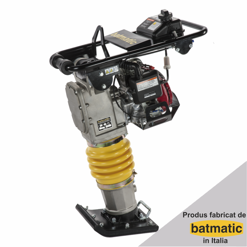 Batmatic CV70H, forta de compactare 14 kN, greutate utilaj 70 kg, motor benzina, 3.5 cp