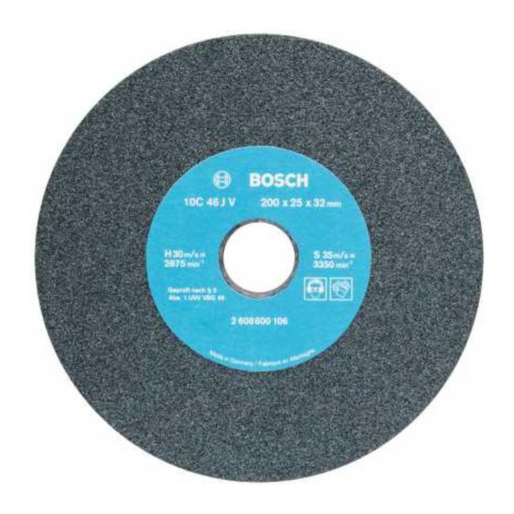 Bosch Disc de slefuire pentru polizoare de banc carbura de siliciu, 200 x 22 x 32 mm