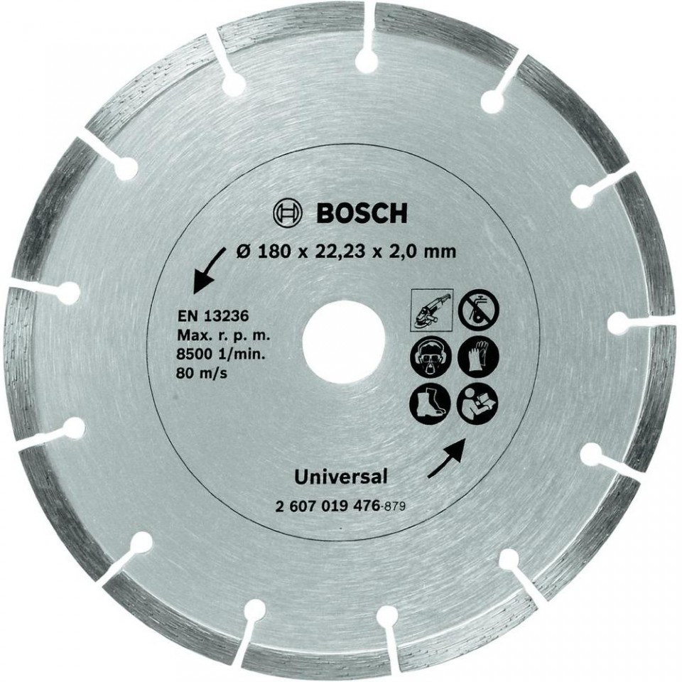 Bosch Disc diamantat DIA pentru constructii, 180 mm