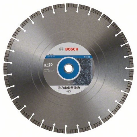 Bosch Disc diamantat pentru granit / piatra, Best for Stone, 450 - 25.4 mm