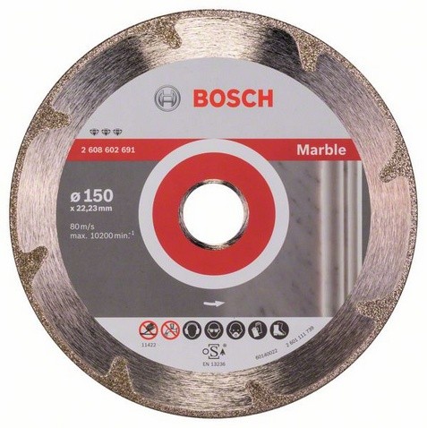 Bosch Disc diamantat pentru marmura, Best for Marble, 150 mm