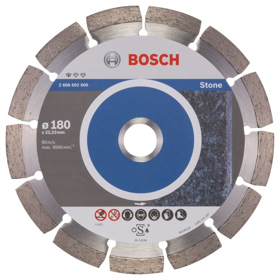 Bosch Disc diamantat, Professional for Stone, 180 mm