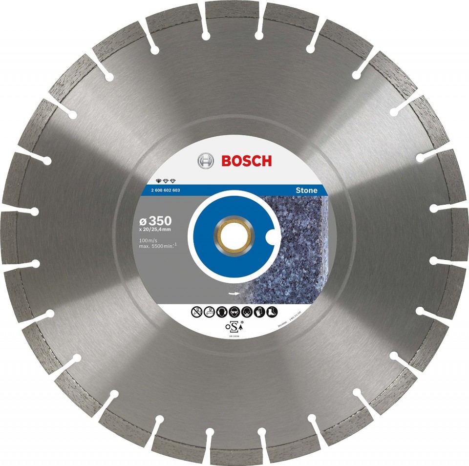 Bosch Disc diamantat, Professional for Stone, 350 - 20/25.4 mm