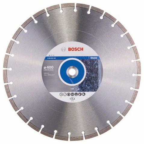 Bosch Disc diamantat, Professional for Stone, 400 - 20/25.4 mm