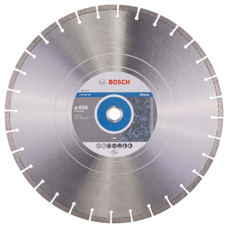 Bosch Disc diamantat, Professional for Stone, 450 - 25.4 mm