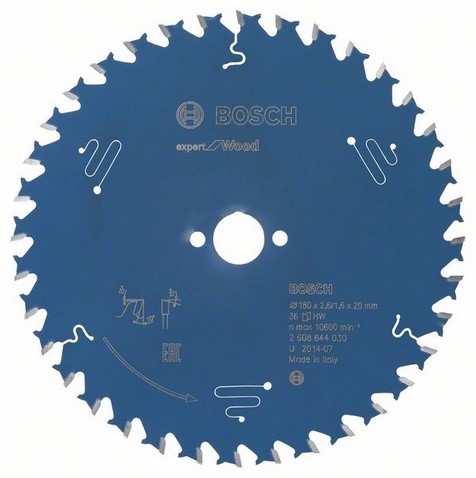 Bosch panza ferastrau circular expert for Wood 180x20x2.6/1.6x36 T