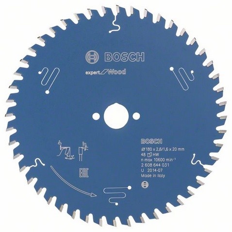 Bosch panza ferastrau circular expert for Wood 180x20x2.6/1.6x48 T