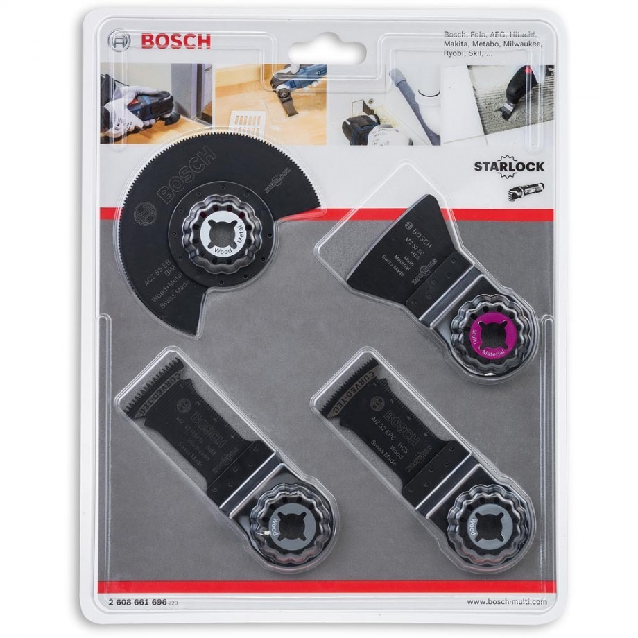 Bosch Set de 4 accesorii pentru lucrari de pardoseala