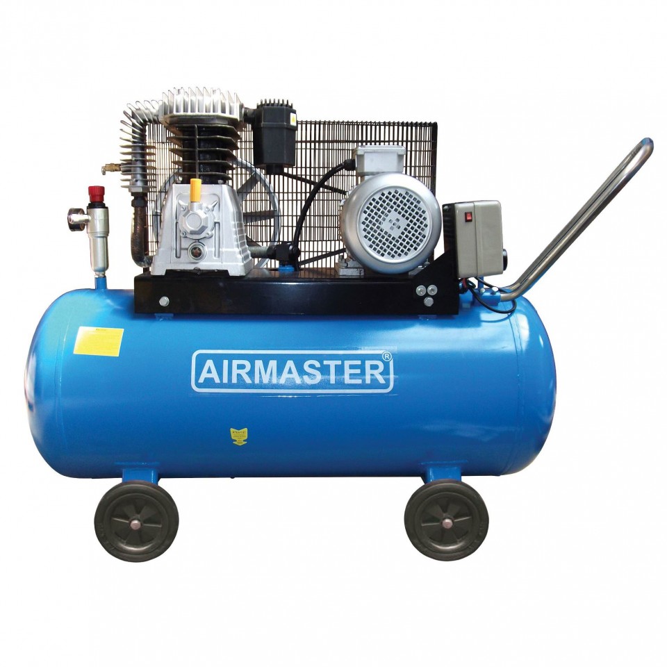 Compresor de aer, 200 L, Airmaster AIR5.5SHU10200, cu piston, 400 V, 550 l/min, 10 bar