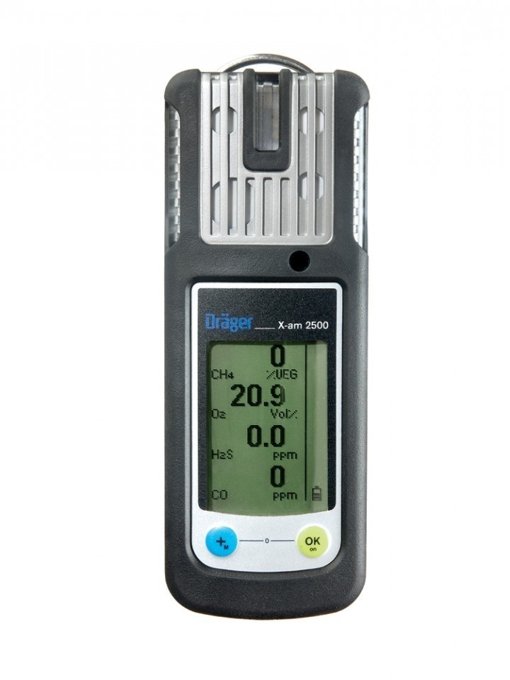 Drager X-AM 2500 - Detector multigaz - EX, O2, H2S-LC