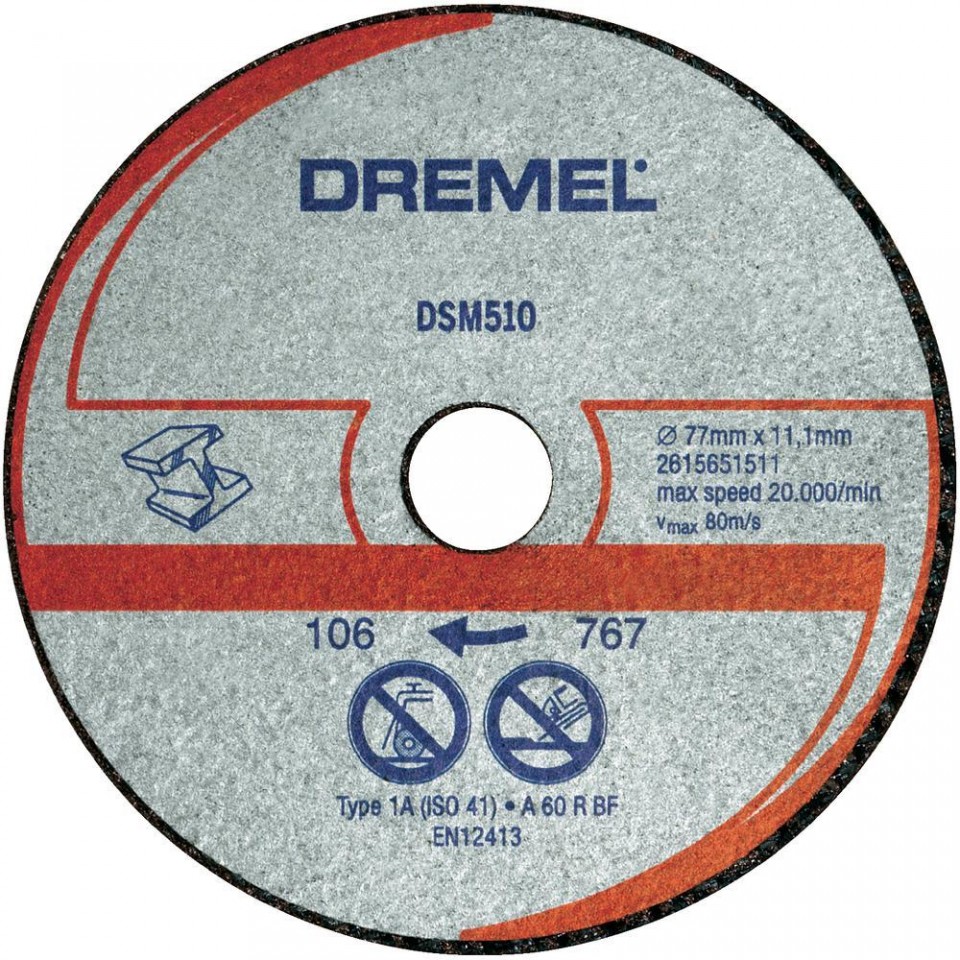 Dremel DSM510 Disc de taiere metal si plastic