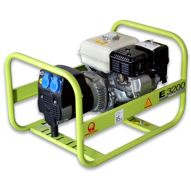 Generator de curent monofazat PRAMAC E3200, max 2.9 kVA, motor HONDA benzina, EURO V