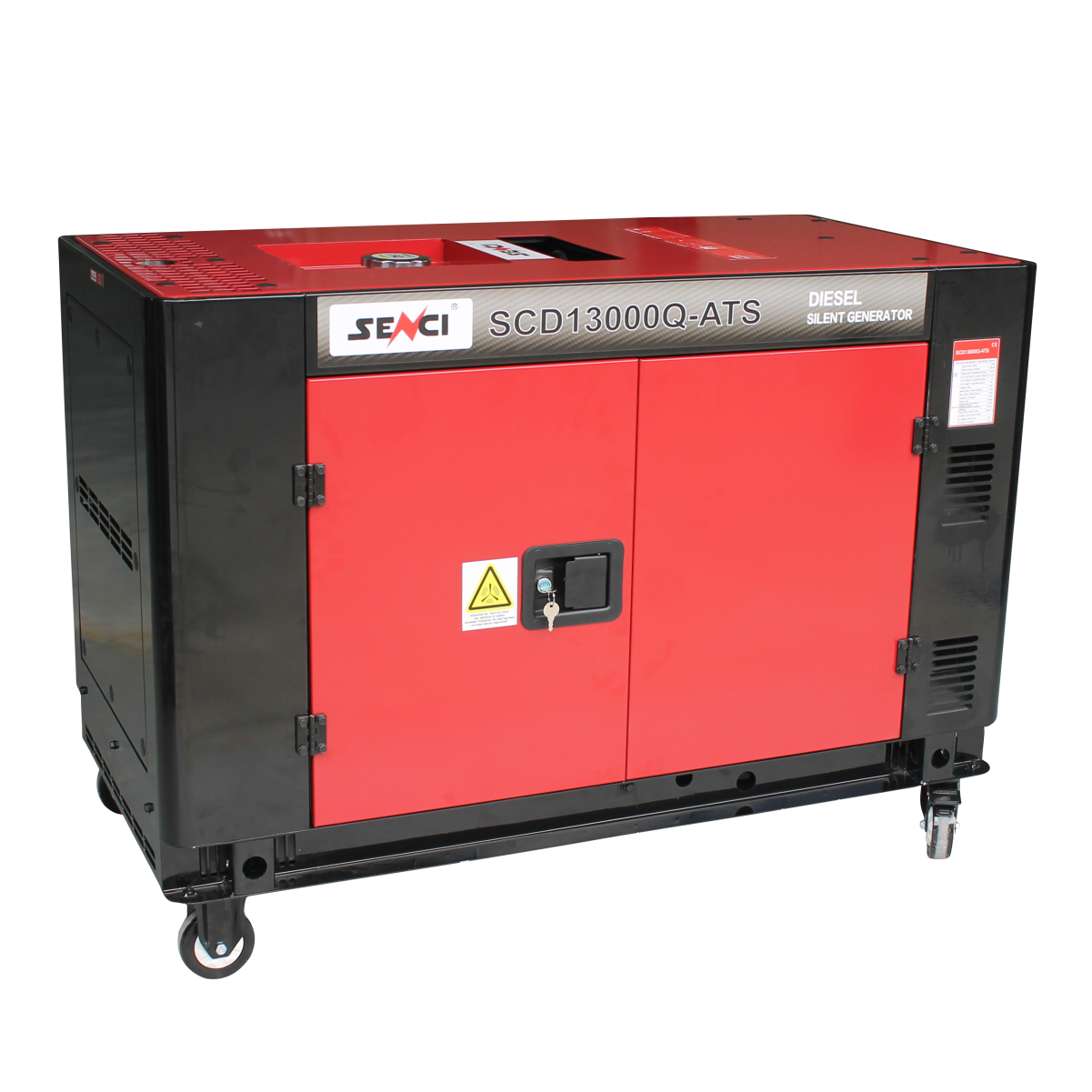 Generator SCD13000Q-3-ATS, Putere max. 3,7 kw / 11 kW, 230V / 400V, AVR, motor Diesel