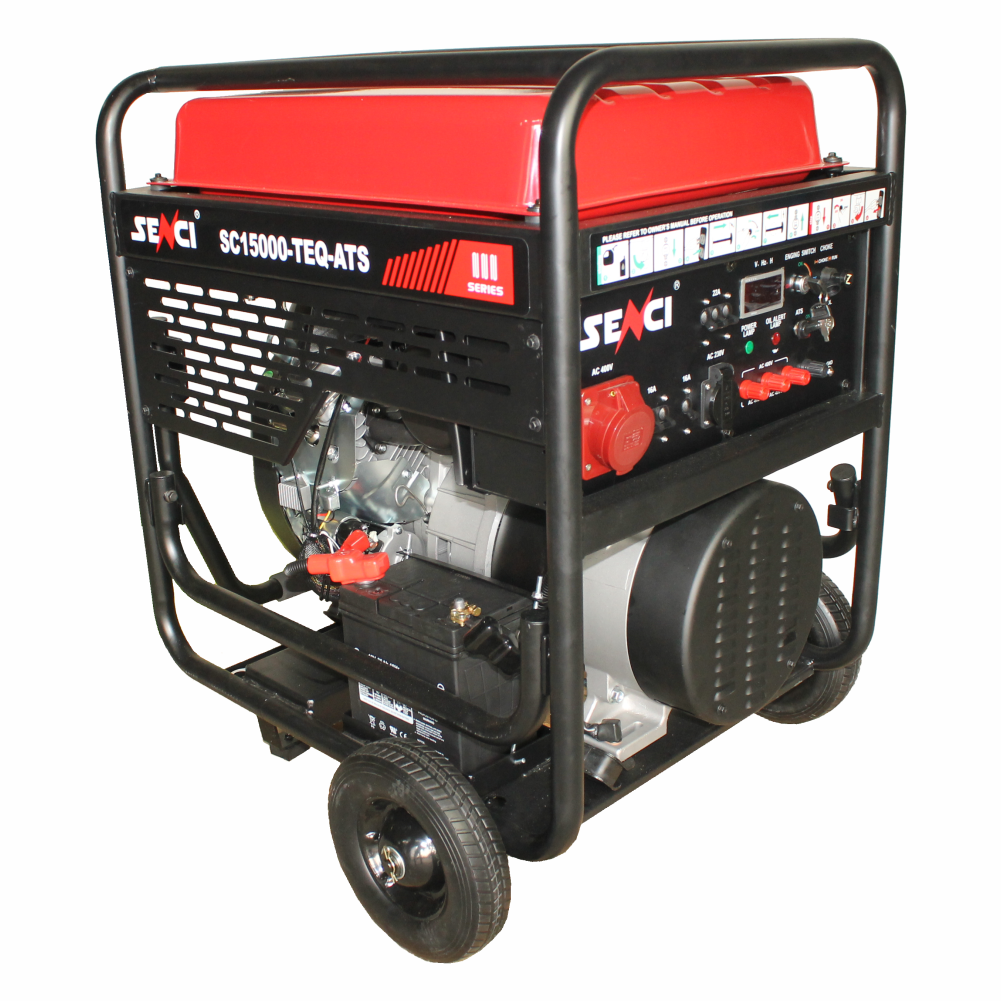 Generator SENCI SC15000-EVO, Putere max. 13 kW, 230V, AVR, motor benzina