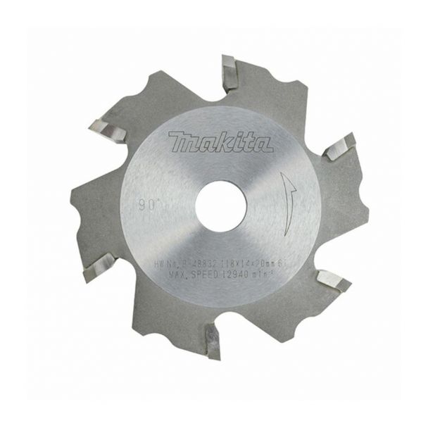 Makita B-48832 Disc taiere canelura "V" 90º, 118x20 mm, 6 dinti, pentru CA5000