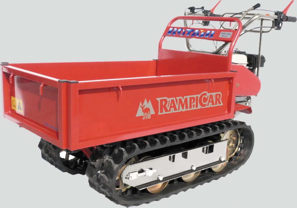 Rotair Rampicar R30 Mini Dumper, transmisie mecanica, 4 viteze (2+2), sarcina maxima 300 kg