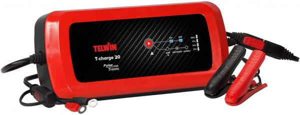Telwin T-CHARGE20 Redresor baterii, tensiune incarcare 12/24 V, capacitate baterii Pb/GEL/AGM 5-180 Ah