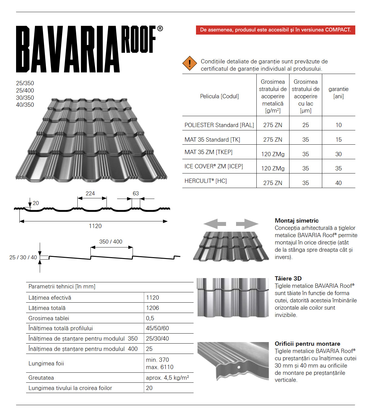 BAVARIA ROOF 30 Ice Cover