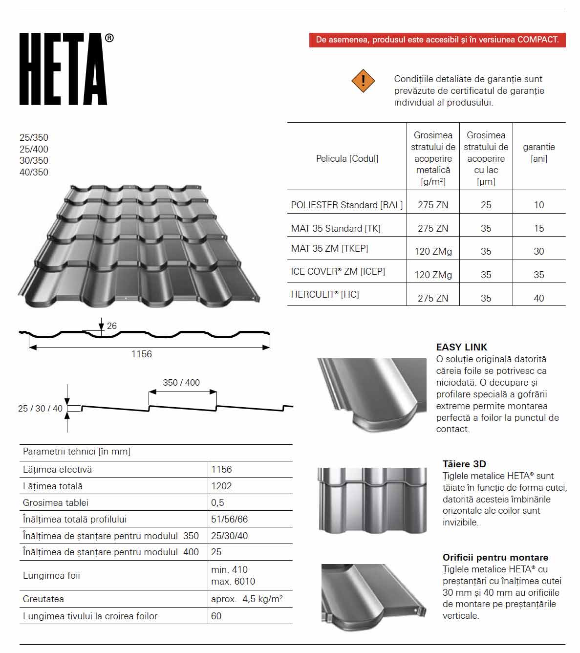HETA 40 Mat Standard