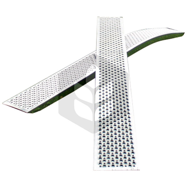 Set rampe aluminiu arcuit, inaltime 517- 575 mm, sarcina 1000 kg