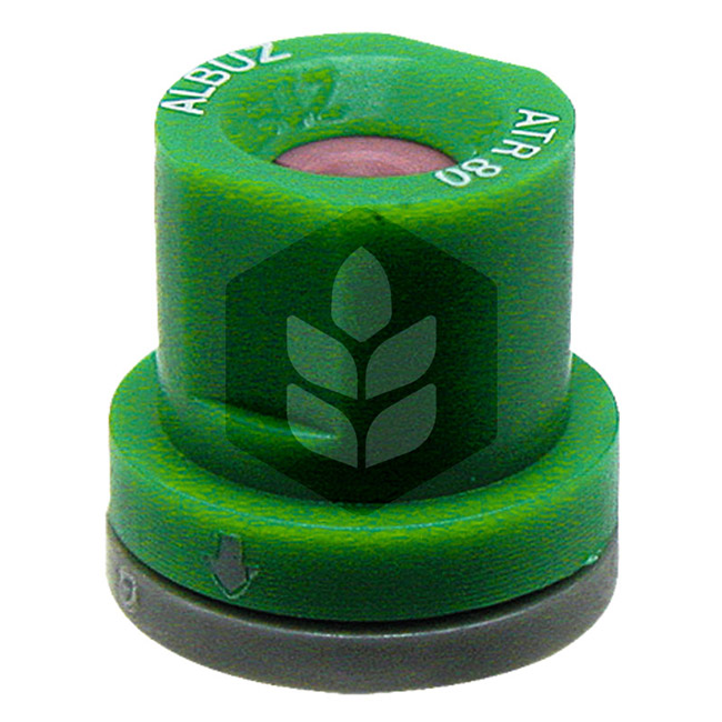 Duza 80 grade ceramica acoperita cu plastic, deschidere chei 11 verde, filtru 24 orificii
