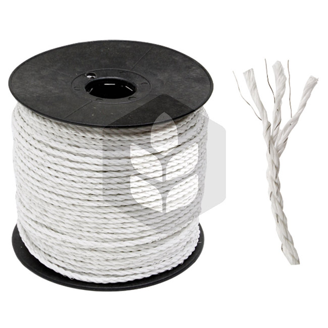 Cablu electric gard, cablu PP , 2 Ohm/m, Rola 200 m, 6 mm latime