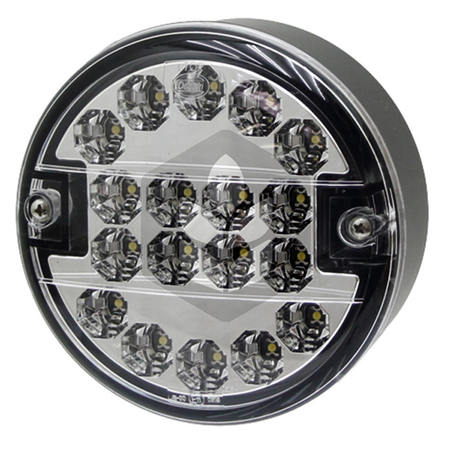 Stop cu LED rezistent la apa, 12V/24V-LED, consum redus 0,06 A