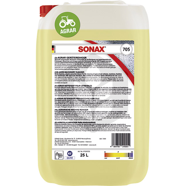 SONAX AGRAR Detergent aparate 25 L