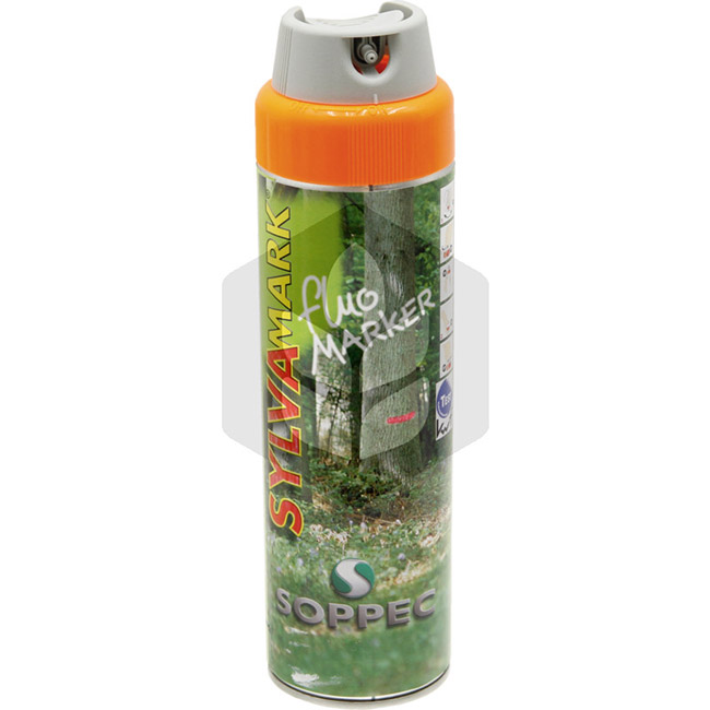 Spray de marcaj forestier portocaliu aprins 500 ml