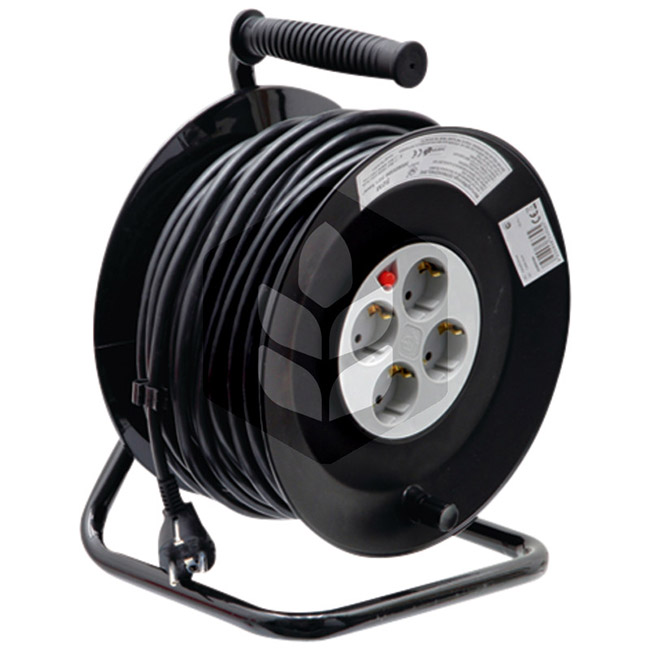 Tambur de cablu 50 m, 230 V,16 A, testat GS/CE, diam. 285 mm