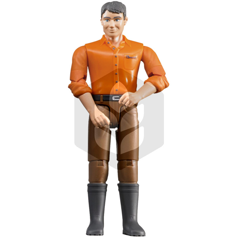Figurina Barbat cu pantaloni maro